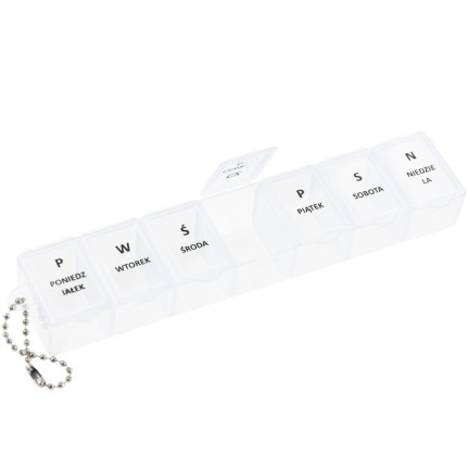 TG71404 MEDIKAMENTENKOFFER PILLENBOX ORGANIZER WÖCHENTLICH 7 TAGE DE