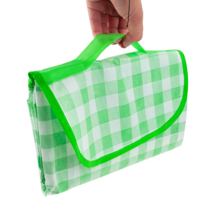 TG71411-2 GROSSE PICKNICK-REISESTRANDDECKE WASSERDICHTE MATTE GRÜN