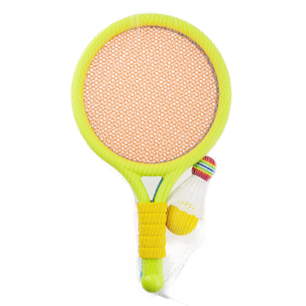 TG71584 Badminton-Set, Federball, farbige Schläger, Spielset