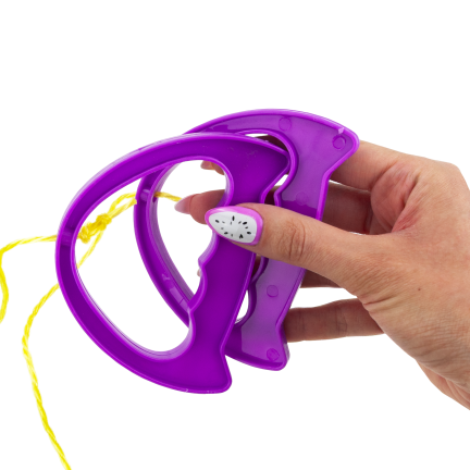 TG71645 Geschicklichkeitsspiel: fliegender Ball, Ball an einer Schnur zum Ziehen, Zoom Ball
