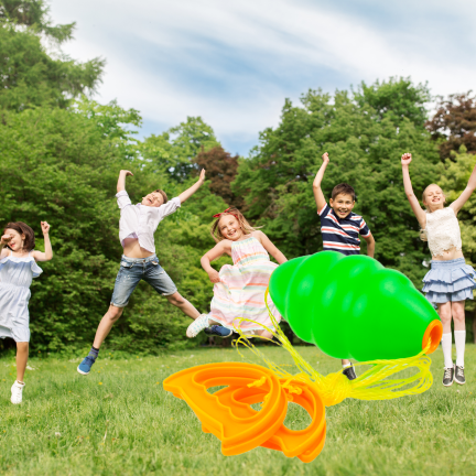 TG71645 Geschicklichkeitsspiel: fliegender Ball, Ball an einer Schnur zum Ziehen, Zoom Ball
