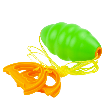 TG71645 Geschicklichkeitsspiel: fliegender Ball, Ball an einer Schnur zum Ziehen, Zoom Ball