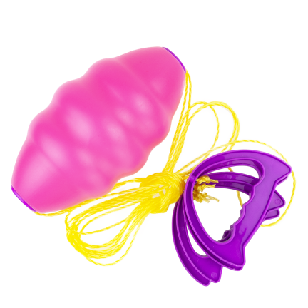 TG71645 Geschicklichkeitsspiel: fliegender Ball, Ball an einer Schnur zum Ziehen, Zoom Ball
