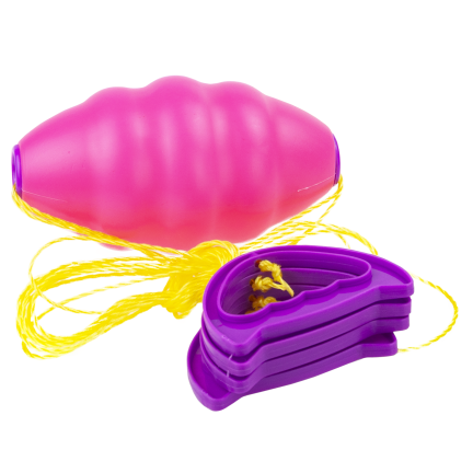TG71645 Geschicklichkeitsspiel: fliegender Ball, Ball an einer Schnur zum Ziehen, Zoom Ball