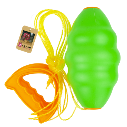 TG71645 Geschicklichkeitsspiel: fliegender Ball, Ball an einer Schnur zum Ziehen, Zoom Ball