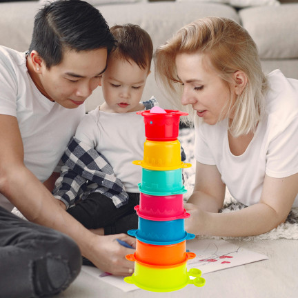 TG72948 PYRAMIDE BECHER SPIELZEUG PUZZLE TURM PYRAMIDE INSEKTEN
