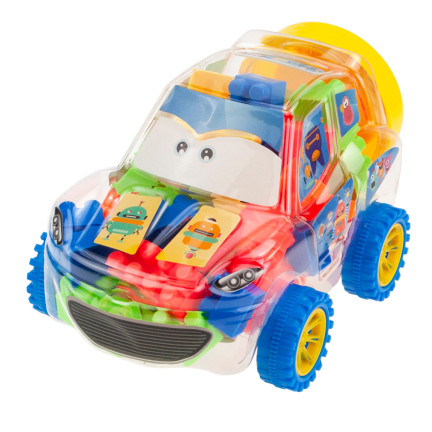 TG72951 BAUKLOTZ-SET IN EINEM AUTO MIT BLÖCKEN KREATIVE BLÖCKE
