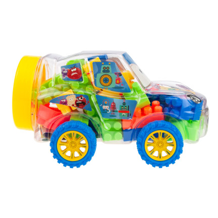 TG72951 BAUKLOTZ-SET IN EINEM AUTO MIT BLÖCKEN KREATIVE BLÖCKE