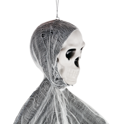 TG74161 Hängende Halloween-Dekoration: Totenkopf, Geist, Gespenst