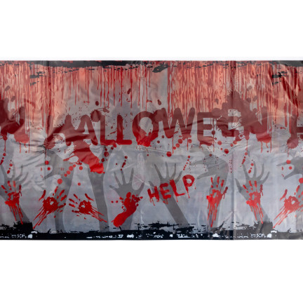 TG74162 GESCHIRR SET HALLOWEEN DEKORATIONSEN TISCHDECKE TASSEN TELLER SERVIETTEN