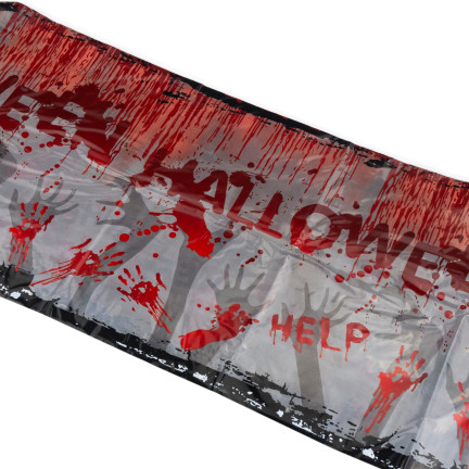 TG74162 GESCHIRR SET HALLOWEEN DEKORATIONSEN TISCHDECKE TASSEN TELLER SERVIETTEN