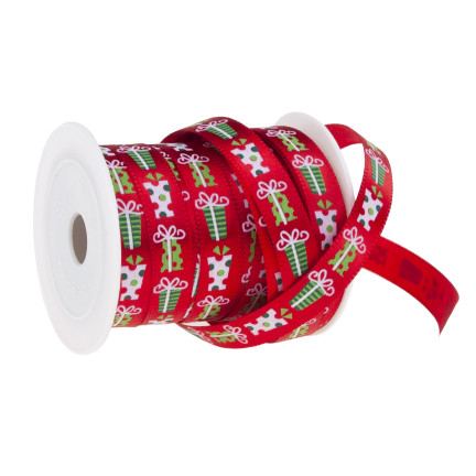 TG74285-1 SCHLEIFENBAND WEIHNACHTSDEKORATION GESCHENK KRANZ 4,5M