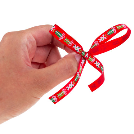 TG74285-1 SCHLEIFENBAND WEIHNACHTSDEKORATION GESCHENK KRANZ 4,5M