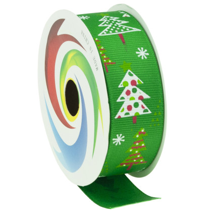 TG74288-1 SCHLEIFENBAND DEKORATION WEIHNACHTEN DEKORATION GESCHENK KRANZ 2,7M