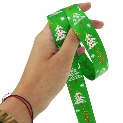 TG74288-1 SCHLEIFENBAND DEKORATION WEIHNACHTEN DEKORATION GESCHENK KRANZ 2,7M