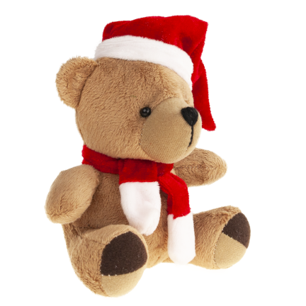 TG74792 Weihnachts-Plüschbär, Maskottchen, Kuscheltier, Nikolausgeschenk