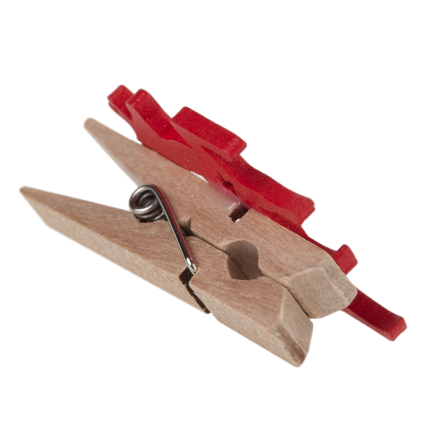 TG75364 Weihnachtsklammern, 6 Stück/Set, Rentiere, Weihnachtsbäume, Schneeflocken, dekorative Klammern