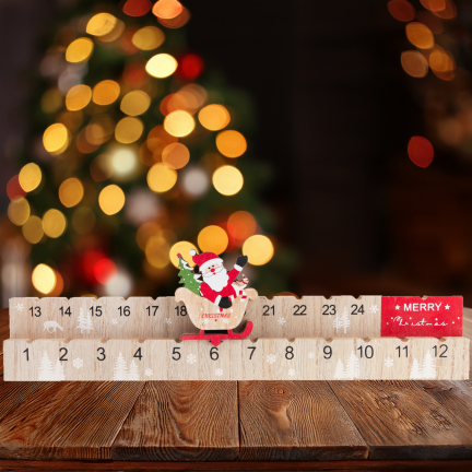 TG75368 ADVENTSKALENDER HOLZ MICKEY GESCHENK WEIHNACHTEN