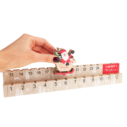 TG75368 ADVENTSKALENDER HOLZ MICKEY GESCHENK WEIHNACHTEN