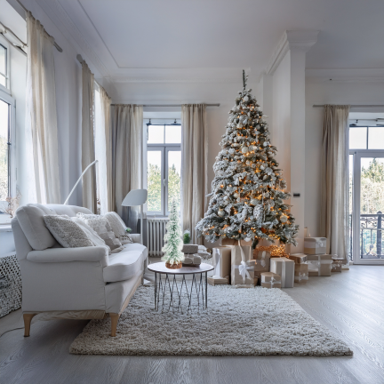 TG75845 WEIHNACHTSBAUM METALL HOLZ BÜRSTE SCHNEE DRAHT