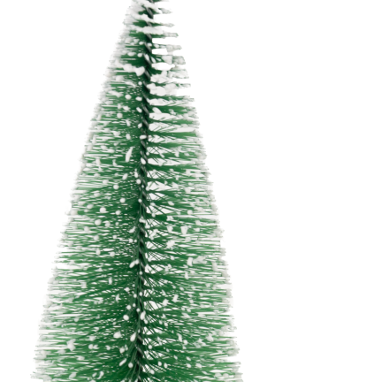 TG75847 Set mit 4 verschneiten Weihnachtsbäumen auf Ständern, Weihnachtsdekoration aus Draht
