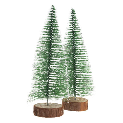 TG75848 WEIHNACHTSBAUMSCHMUCK HOLZ METALL 2 STK/KPL