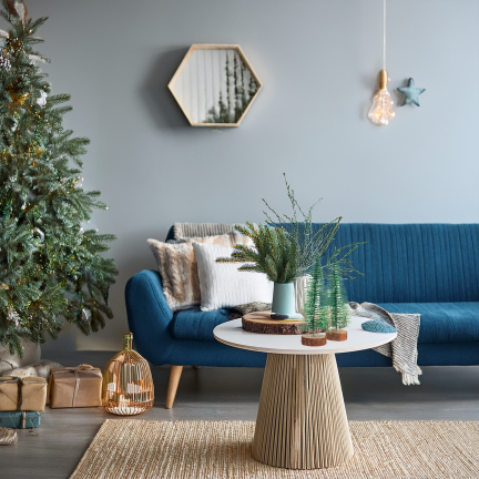 TG75848 WEIHNACHTSBAUMSCHMUCK HOLZ METALL 2 STK/KPL