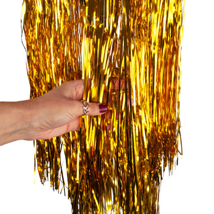 CV76151-2 DECKE DEKORATION KRONLEUCHTER GOLDFOLIE LAMPENSCHIRM PARTY GEBURTSTAG SILVESTER