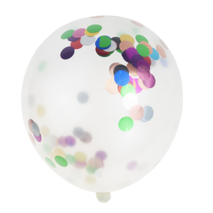 TG76544 BALLONGIRLANDE SET BUNTE BALLONS 120 ELEMENTE KONFETTI GEBURTSTAGSPARTY