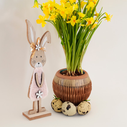 TG77277 Osterdekoration, Holzhase, Osterfigur
