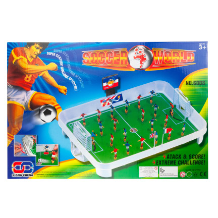 TG77434 TISCHFUSSBALL AUF FEDERN FAMILIENSPORTSPIEL