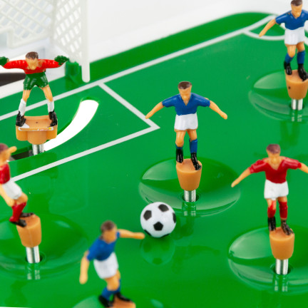 TG77434 TISCHFUSSBALL AUF FEDERN FAMILIENSPORTSPIEL
