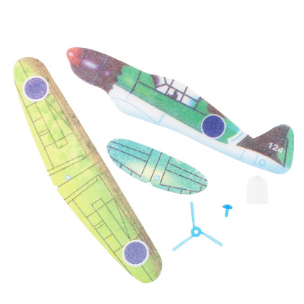 TG77579 POLYSTYROL FLUGZEUG DART SPIELZEUG LICHT FÜR KINDER