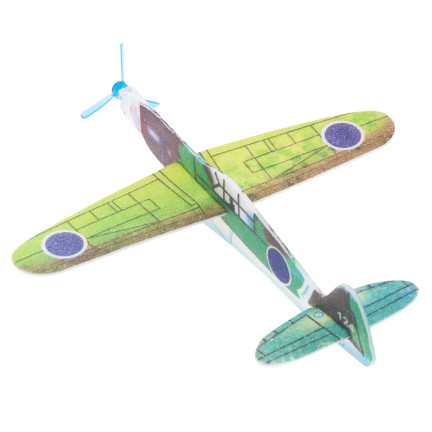 TG77579 POLYSTYROL FLUGZEUG DART SPIELZEUG LICHT FÜR KINDER