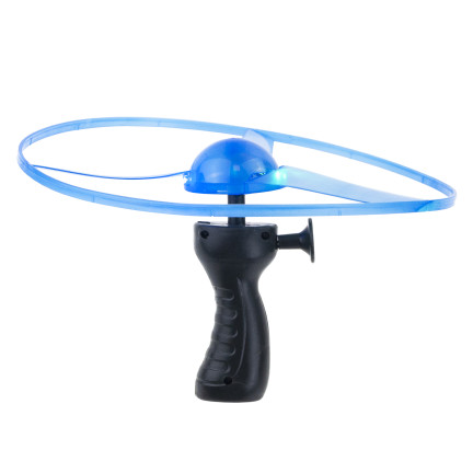 TG77580 FLIEGENDE SCHEIBE LAUNCHER PROPELLER LEUCHTET RGB GROSS