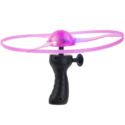 TG77580 FLIEGENDE SCHEIBE LAUNCHER PROPELLER LEUCHTET RGB GROSS