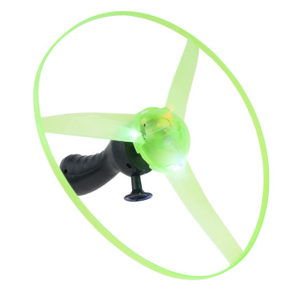 TG77580 FLIEGENDE SCHEIBE LAUNCHER PROPELLER LEUCHTET RGB GROSS