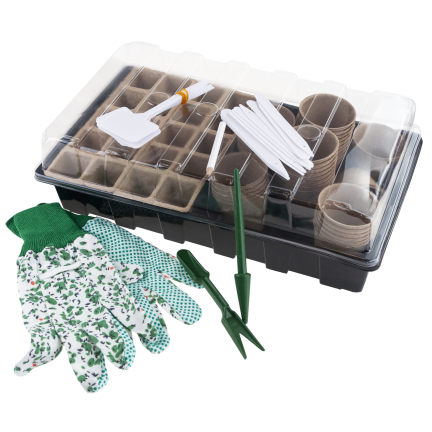 TG77610 Mini-Gewächshaus SURFACE CULTIVATION KIT THORF CONTAINERS Handschuhe