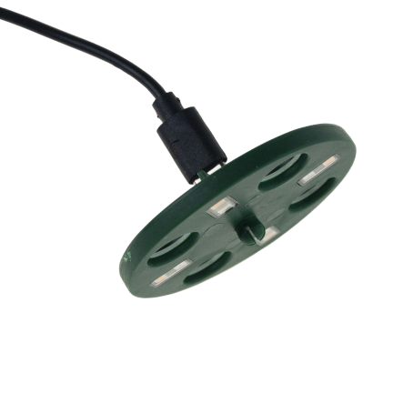 TG77615 Set aus 5 Mini-Setzlingsgewächshäusern mit LED-Beleuchtung, ideal für Keimung und Pflanzenwachstum, Startertrays