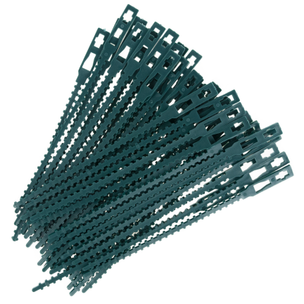 TG77620 Pflanzenklammern, Gartenklammern, Clips, Kletterklammern, 50 Stück.