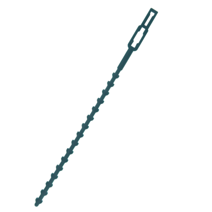 Kabelbinder für Pflanzen, Gartenklammern, Klammern, Kletterpflanzenklammern, 45 Stück
