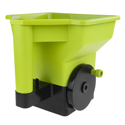 TG77629 Drillmaschine für Dünger und Saatgut, verstellbarer Handstreuer, tragbare Sämaschine für Gras