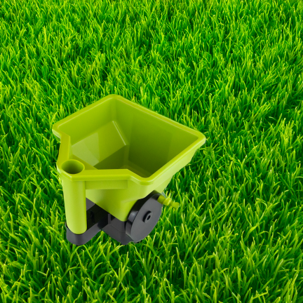 TG77629 Drillmaschine für Dünger und Saatgut, verstellbarer Handstreuer, tragbare Sämaschine für Gras