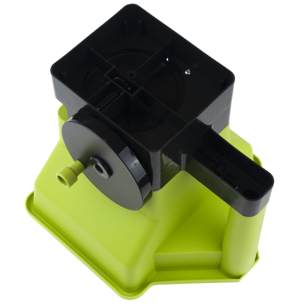 TG77629 Drillmaschine für Dünger und Saatgut, verstellbarer Handstreuer, tragbare Sämaschine für Gras