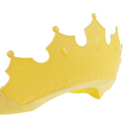 TG77665 BADEN KARUSSELL KOPF HAARWÄSCHE FÜR KINDER KRONE VISIER FÜR KIND