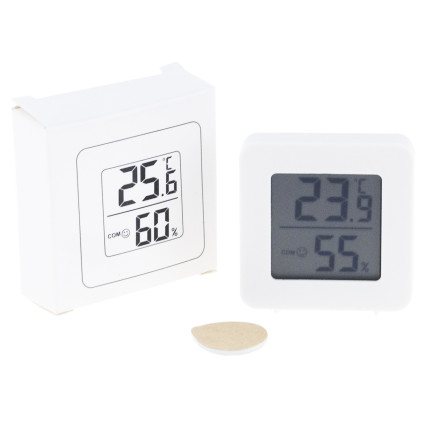 TG77667 DIGITALES RAUMTHERMOMETER ELEKTRONISCHES HYGROMETER FEUCHTIGKEIT SMILEY GESICHT BATTERIE