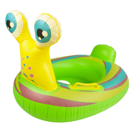 TG77790 AUFBLASBARE SCHNECKE SCHWIMMEN STRAND RAD FÜR DEN POOL