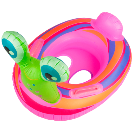 TG77790 AUFBLASBARE SCHNECKE SCHWIMMEN STRAND RAD FÜR DEN POOL