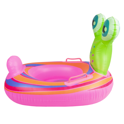 TG77790 AUFBLASBARE SCHNECKE SCHWIMMEN STRAND RAD FÜR DEN POOL