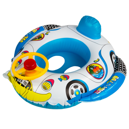 TG77791 KINDERSCHWIMMRAD-PONTONAUTO MIT LENKRAD